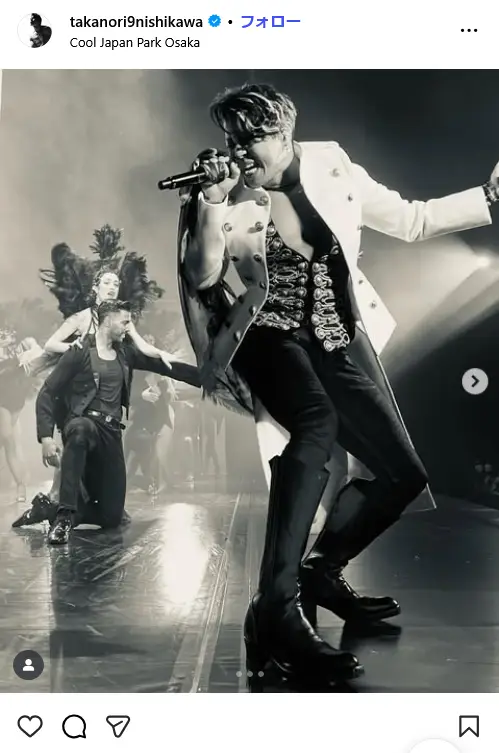 第5位：T.M.Revolution・西川貴教／161cm（127票）