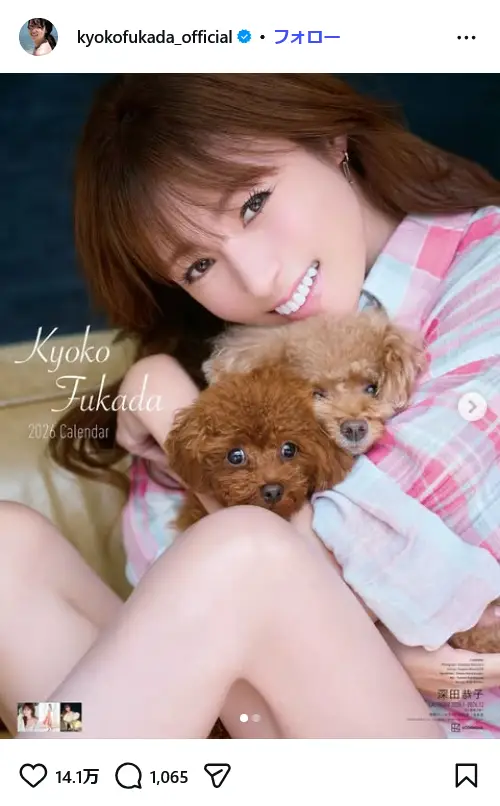 第2位:深田恭子(207票)