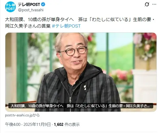 第10位：大和田獏（200票）