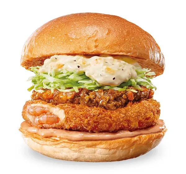 第11位：えびカレーバーガー　単品¥490～（166票）