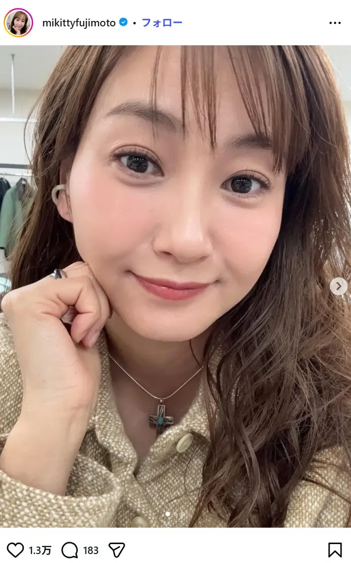 第1位:藤本美貴(719票)