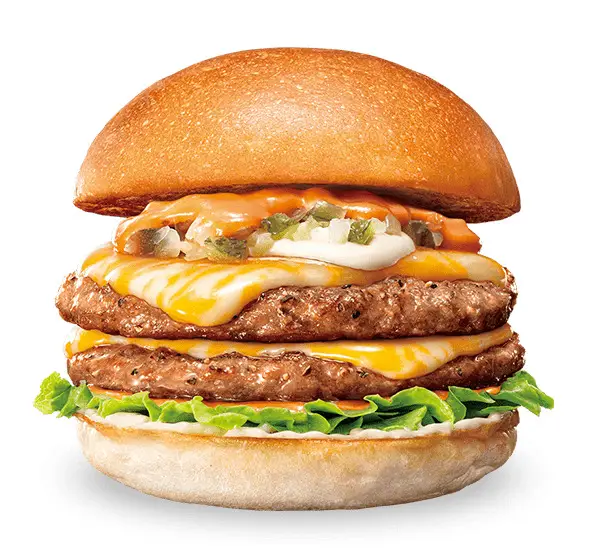 第6位：ダブル絶品チーズバーガー　単品¥890～（203票）