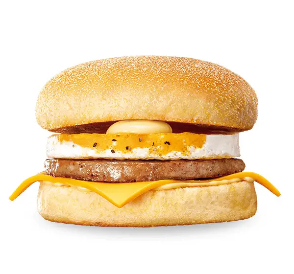 第17位：ソーセージエッグマフィン（～10:30AM※モーニング）単品¥390～（134票）