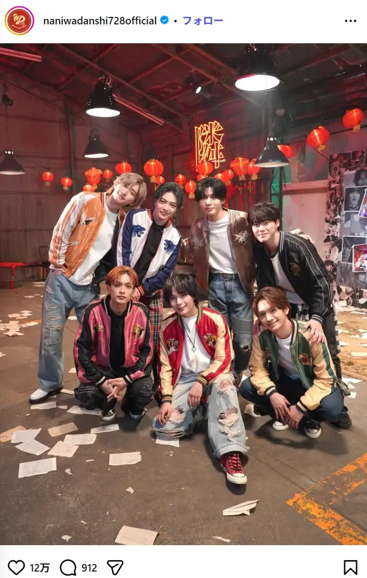 第6位：なにわ男子（161票）