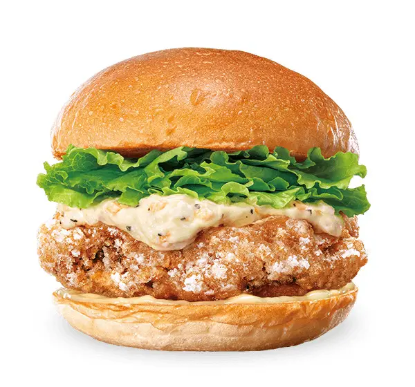 第13位：タルタルチキンバーガー　単品¥440～（154票）