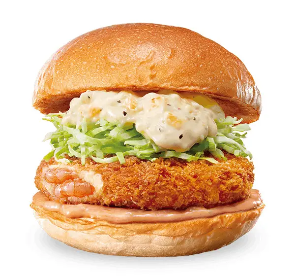 第1位:えびバーガー 単品¥440~(392票)