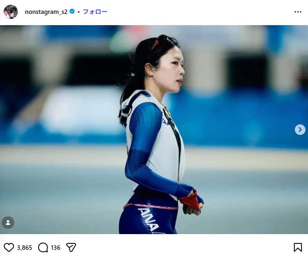 第10位：佐藤綾乃（スケート／スピードスケート）（109票）