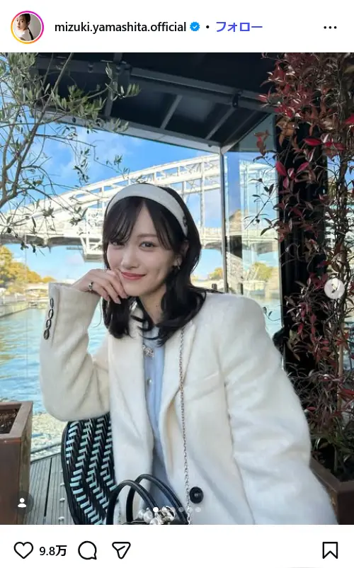 第4位：山下美月（38票）