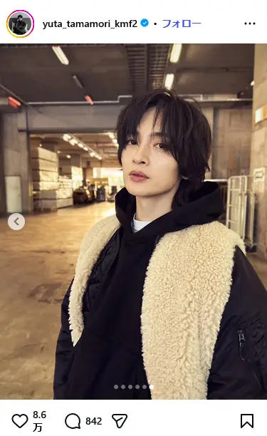 第2位：玉森裕太（Kis-My-Ft2）（105票）