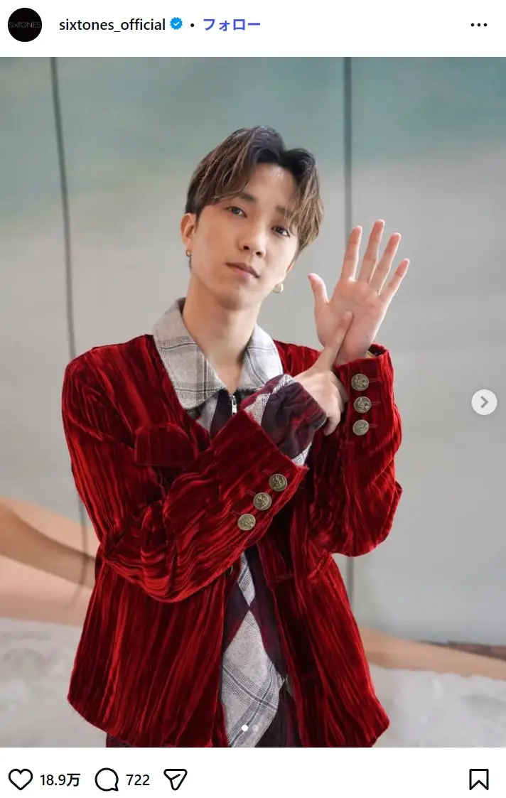 第6位：田中樹（472票）