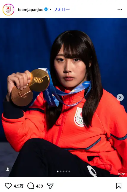 第5位：村瀬心椛（スノーボード／スロープスタイル／ビッグエア）（138票）