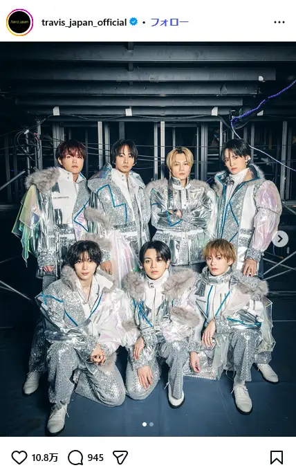 第8位：Travis Japan（70票）※同率