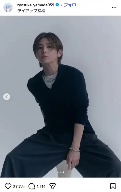 第3位：山田涼介（Hey! Say! JUMP）（176票）