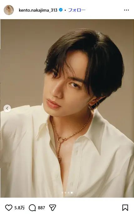 第3位：中島健人（93票）