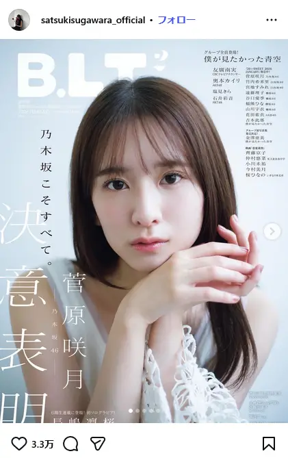 第8位:菅原咲月(5期生)(122票)