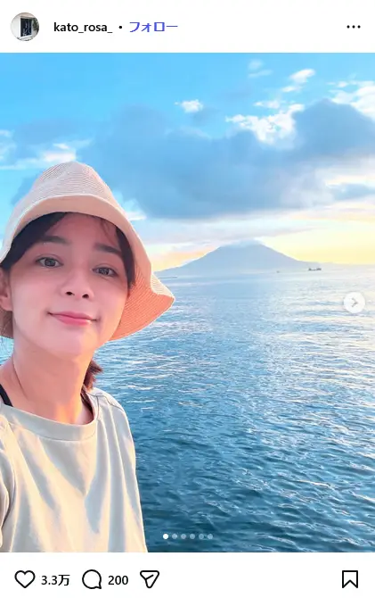 第2位:加藤ローサ(275票)