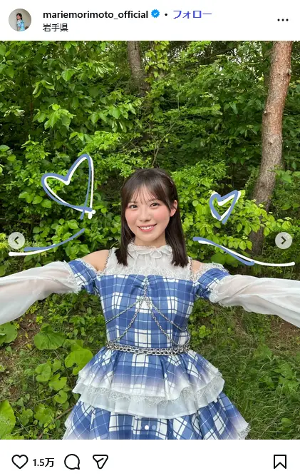 第8位：森本茉莉（3期生）（144票）