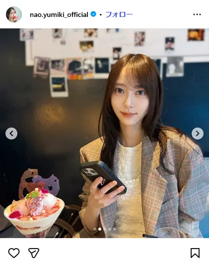 第4位：弓木奈於（355票）