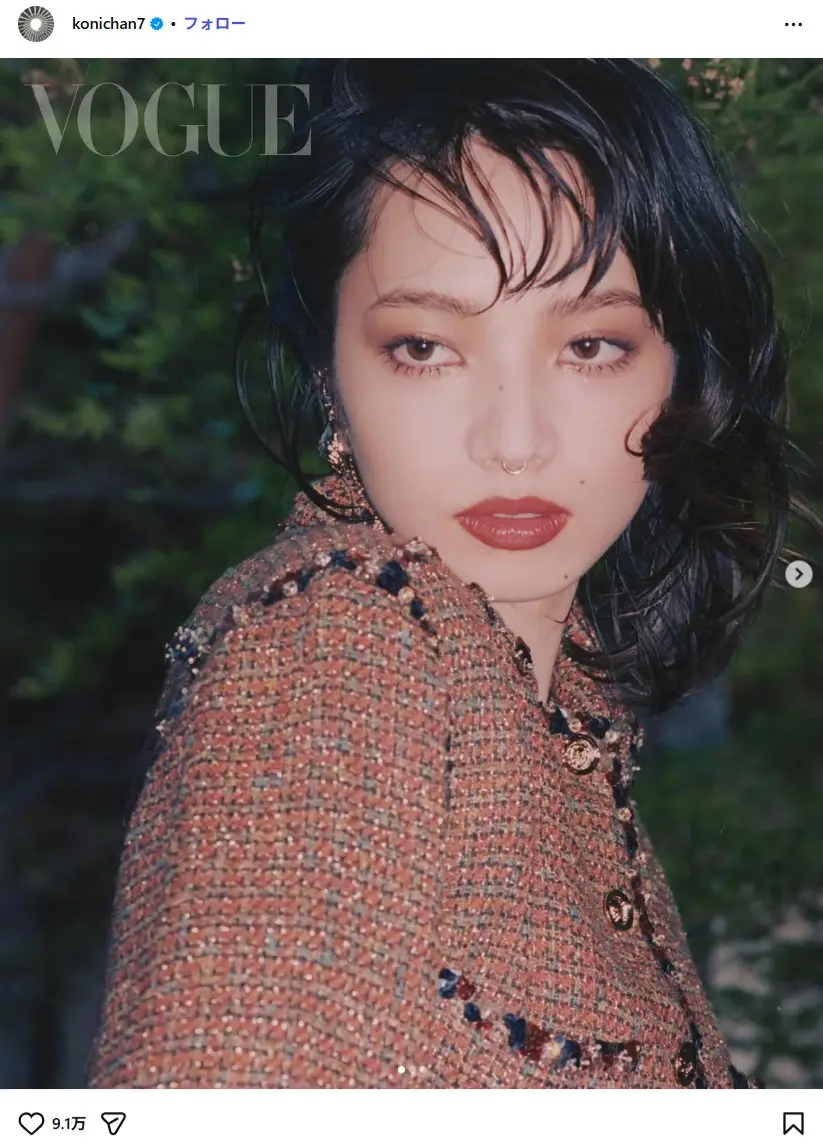 第10位：小松菜奈（66票）