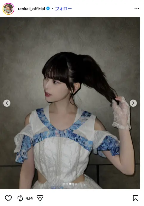 第10位：岩本蓮加（@renka.i_official：フォロワー23.9万人）