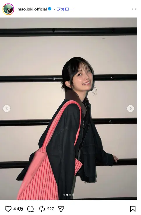 第8位：五百城茉央（@mao.ioki.official：フォロワー27.4万人）