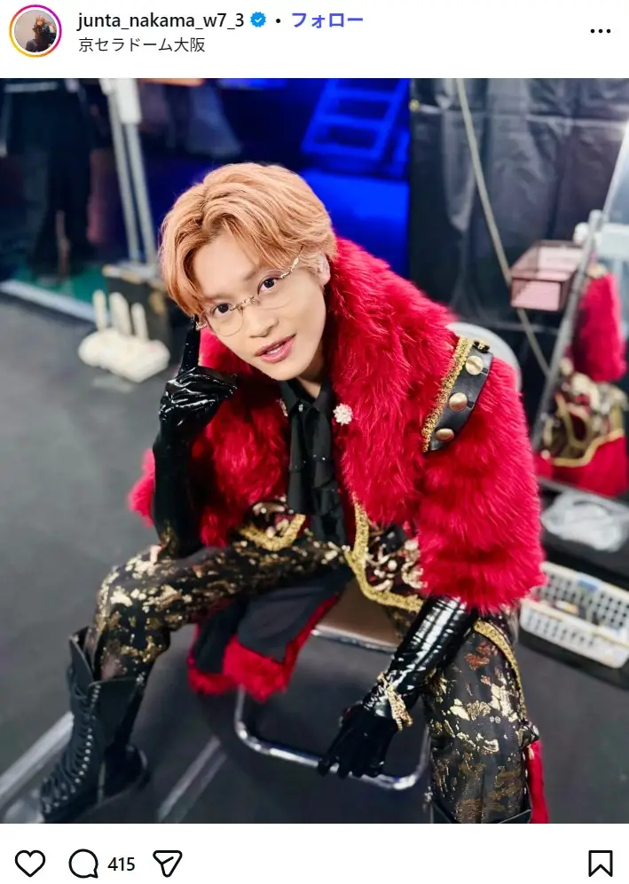 第7位：中間淳太（269票）