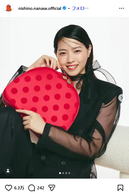 第4位：西野七瀬（元乃木坂46）（52票）