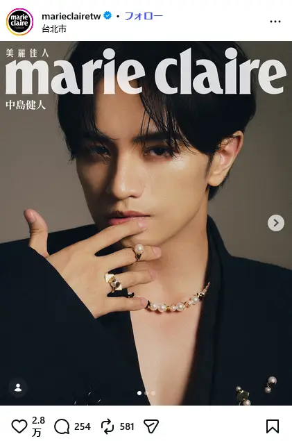 第4位:中島健人(66票)