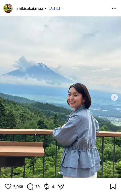 第6位：酒井美紀（261票）