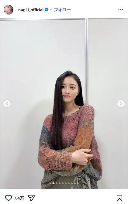 第5位：井上和（乃木坂46）（42票）