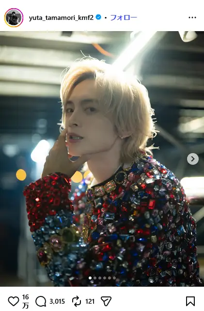 第7位：玉森裕太（Kis-My-Ft2）（67票）※同率