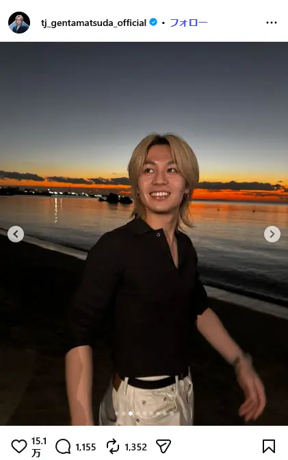 第7位：松田元太（Travis Japan）（67票）※同率