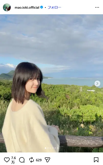 第3位：五百城茉央（5期生）（62票）