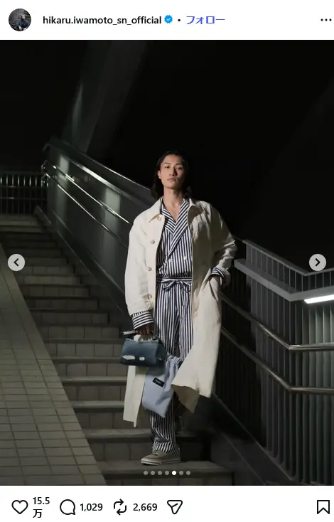 第7位：岩本照（Snow Man）/182cm（79票）
