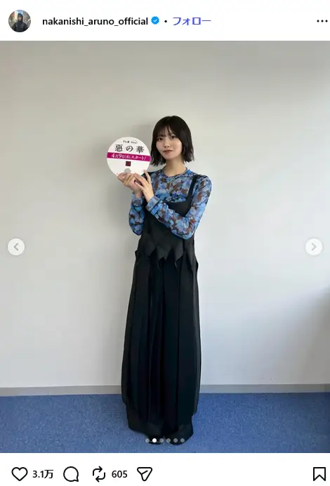 第5位：中西アルノ（157cm）（271票）