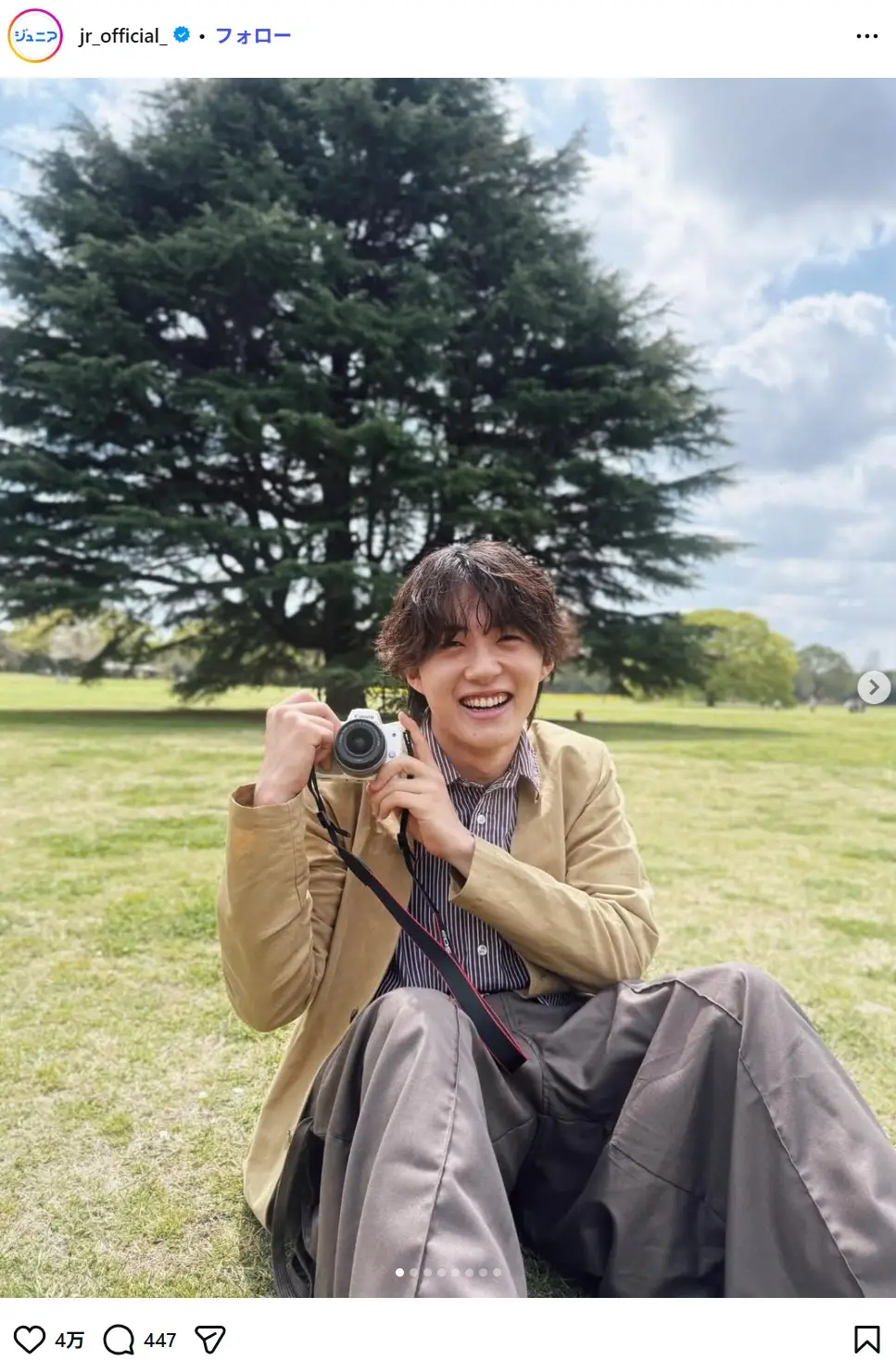 第6位：稲葉通陽（395票）