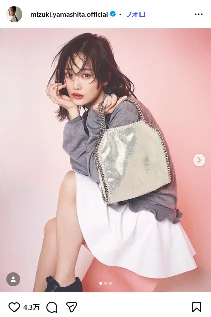 第2位：山下美月（元乃木坂46）（75票）