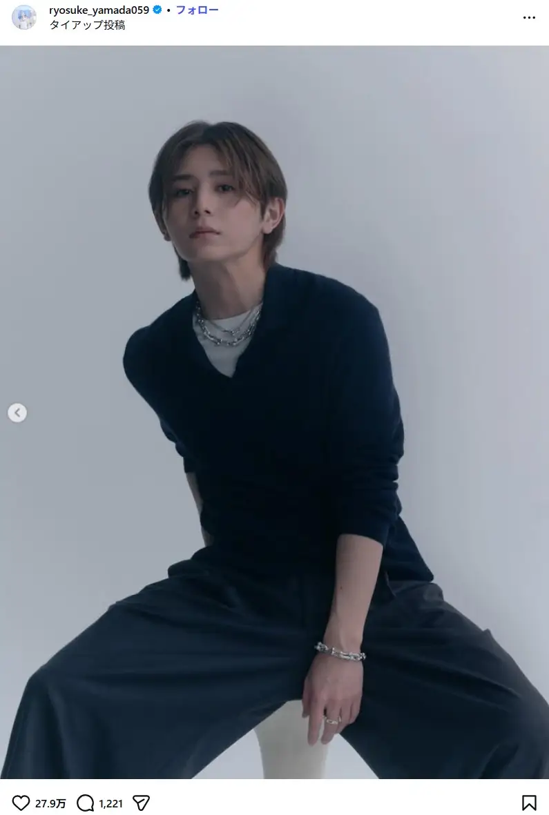 第3位:山田涼介(Hey! Say! JUMP)(120票)