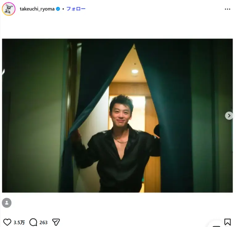 第6位:竹内涼真(97票)