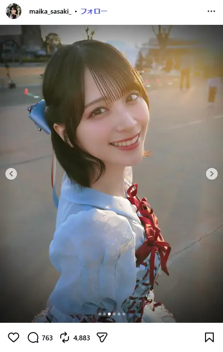 第3位:佐々木舞香(=LOVE)(80票)