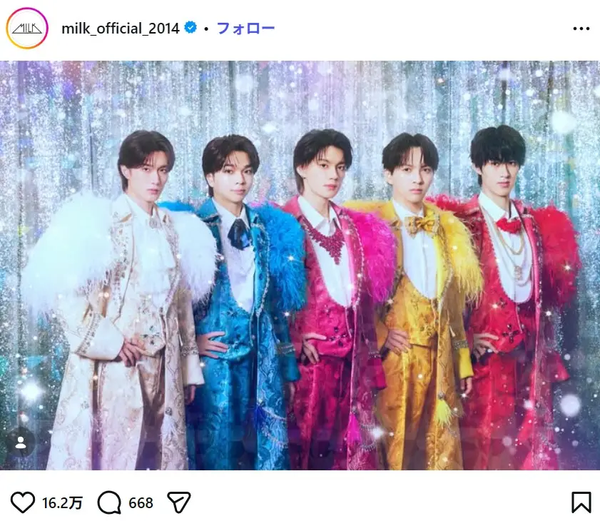第2位:M!LK(93票)