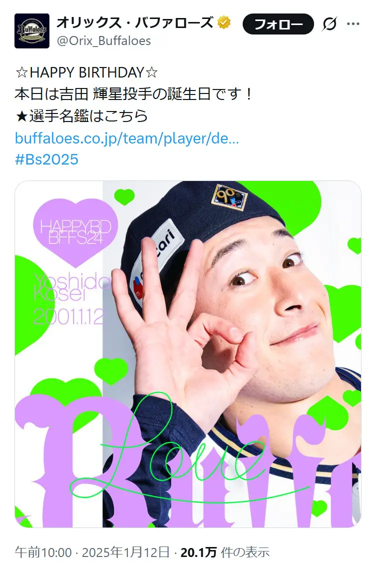 第5位:吉田輝星(オリックス・バファローズ)(108票)