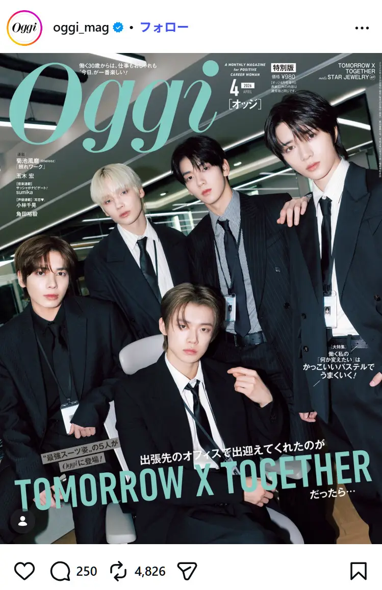 第2位:TOMORROW X TOGETHER(79票)