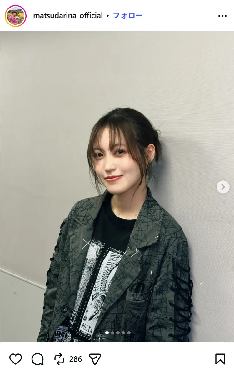 第5位:松田里奈(2期生)(47票)