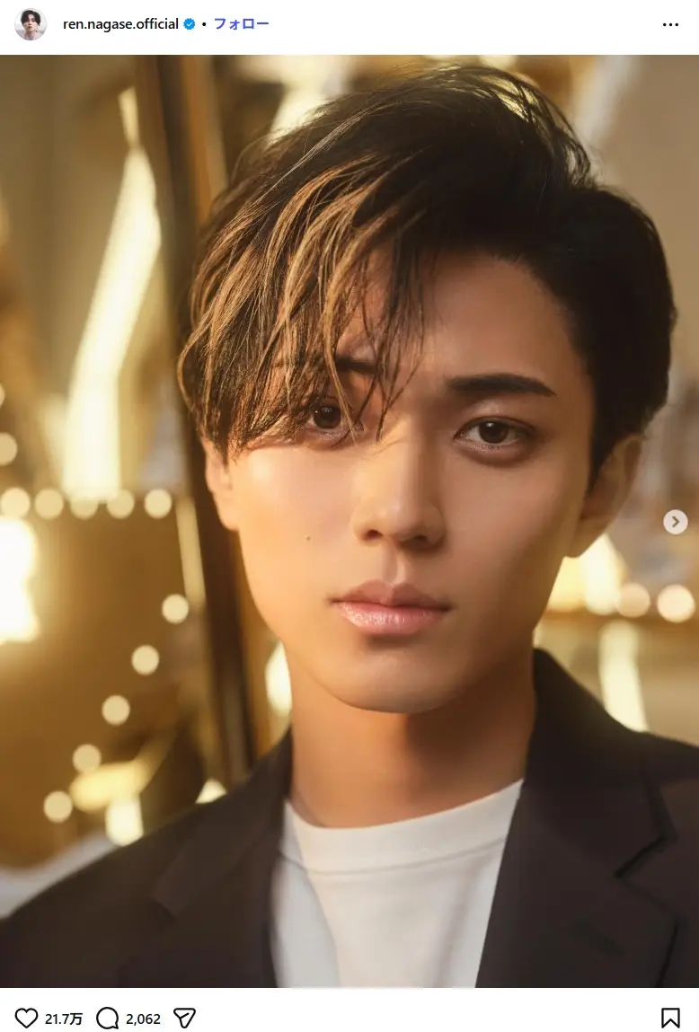第6位:永瀬廉(King & Prince)(60票)