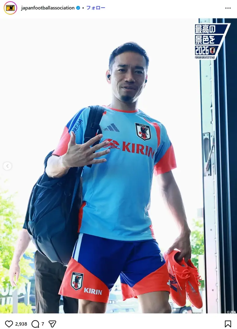 第5位：長友佑都（122票）