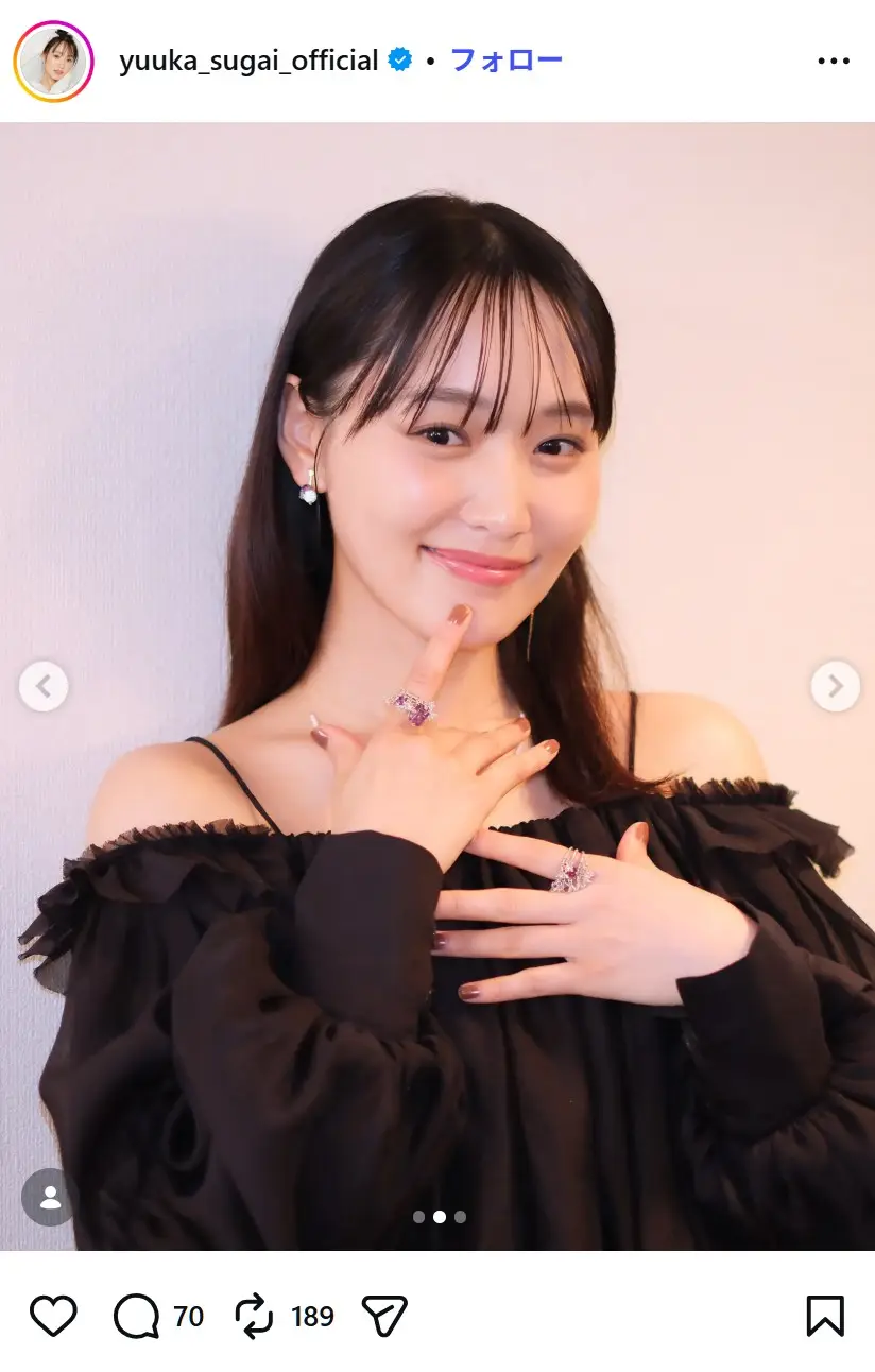 第2位:菅井友香(103票)