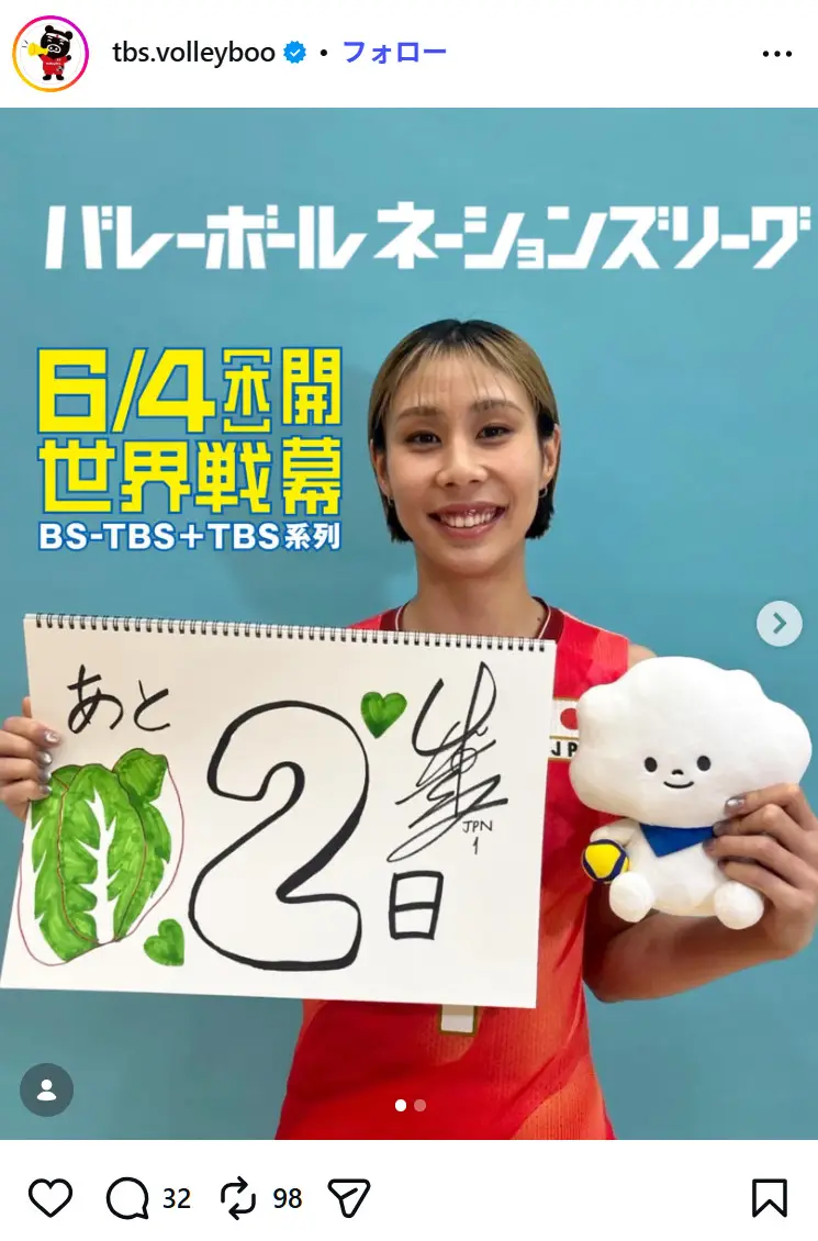 第4位:和田由紀子(96票)