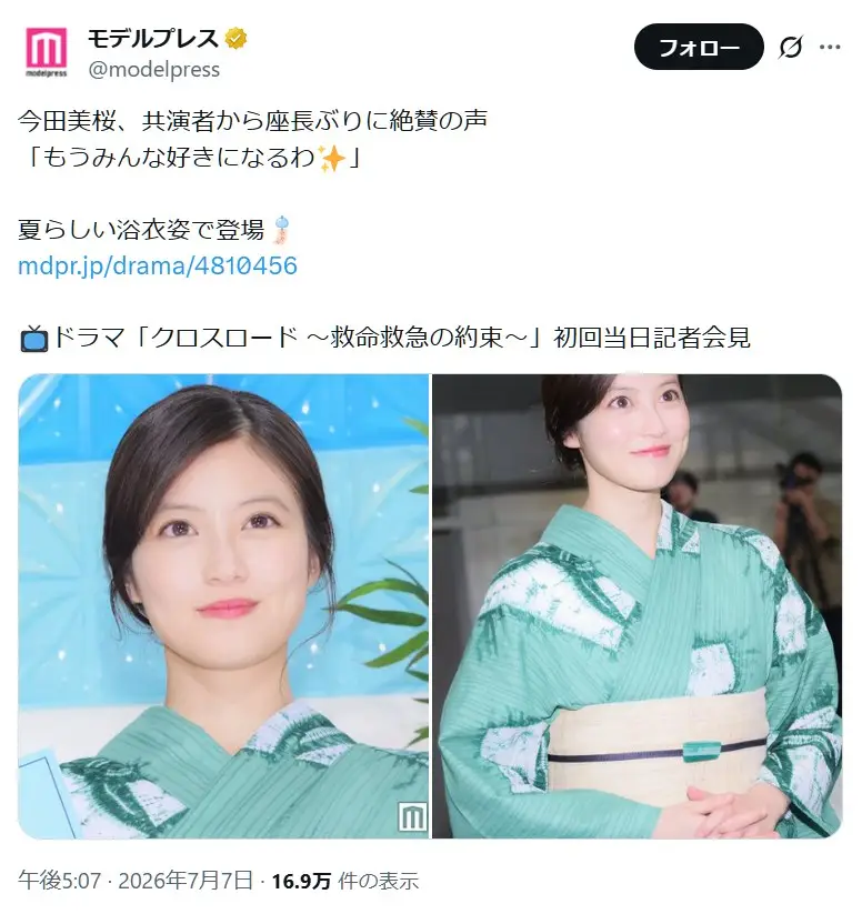 第1位:今田美桜(260票)