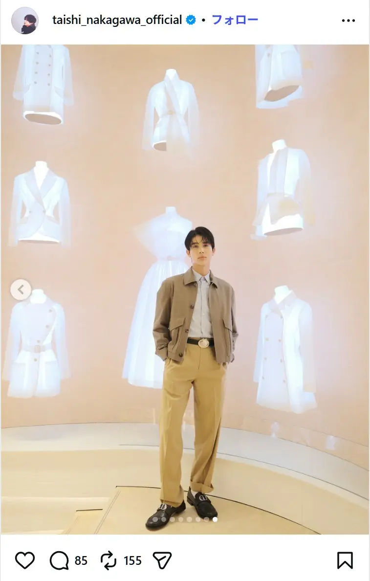 第8位：中川大志／179cm（143票）